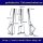ScaleMod gefederte Fahrwerksbeine P21 3-Bein Kit 190/190 mm  ( SC.003.044 )