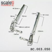 ScaleMod gefederte Fahrwerksbeine 2-Bein 100 mm  (...