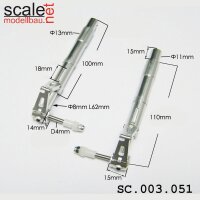 ScaleMod gefederte Fahrwerksbeine 2-Bein 110 mm  (...
