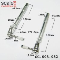 ScaleMod gefederte Fahrwerksbeine 2-Bein 120 mm  (...