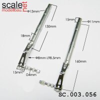 ScaleMod gefederte Fahrwerksbeine 2-Bein 160 mm  (...