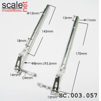 ScaleMod gefederte Fahrwerksbeine 2-Bein 170 mm  (...