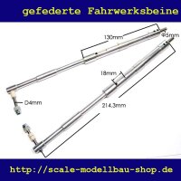 ScaleMod gefederte Fahrwerksbeine 2-Bein Kit 214 mm  (...