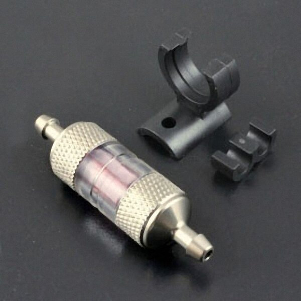 ScaleMod Leichter Kraftstoff-Filter Alu 50 mm zerlegbar Champagner  (  )