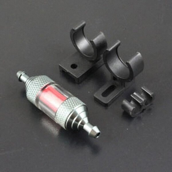 ScaleMod Leichter Kraftstoff-Filter Alu 50 mm zerlegbar Grau  (  )