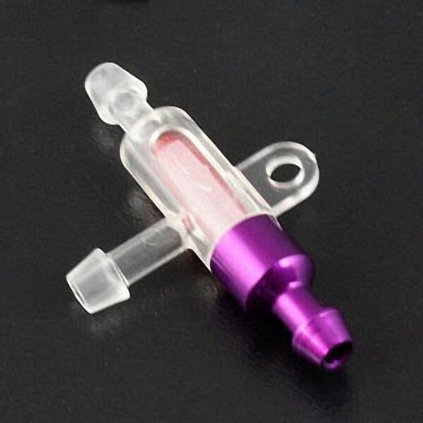 ScaleMod Leichter Kraftstoff-T-Filter Alu 36 mm zerlegbar Violett  (  )