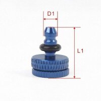 ScaleMod Kraftstoff-Verschluss mit Kraftstoff-Einfüllstutzen Blau (2Stk)  (  )