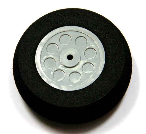 ScaleMod Rad mit Moosgummi Reifen D30x11 mm 2mm Achse  ( SC.005.003 )