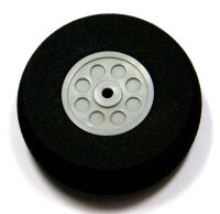 ScaleMod Rad mit Moosgummi Reifen D50x19 mm 3mm Achse  (...