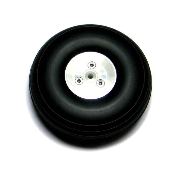 ScaleModMod Rad mit Gummi Reifen 57,15x22mm Achse 4 mm  ( SC.005.052 )