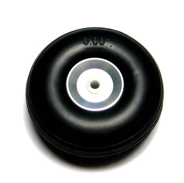 ScaleModMod Rad mit Gummi Reifen 76,2x30mm Achse 4 mm  ( SC.005.055 )