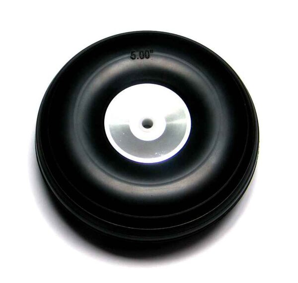 ScaleModMod Rad mit Gummi Reifen 127x46mm Achse 5 mm  ( SC.005.060 )