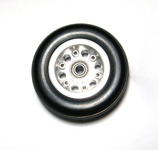ScaleModMod Alufelge mit Gummi Reifen 57x18mm (2,25  ) Achse 4 mm  ( SC.005.064 )