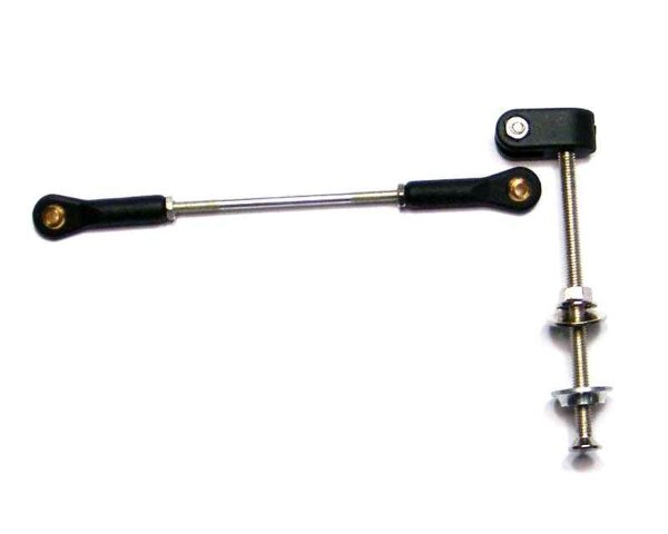ScaleMod verstellbares Ruderhorn M4x70 mm incl. Schubstange  ( SC.006.012 )
