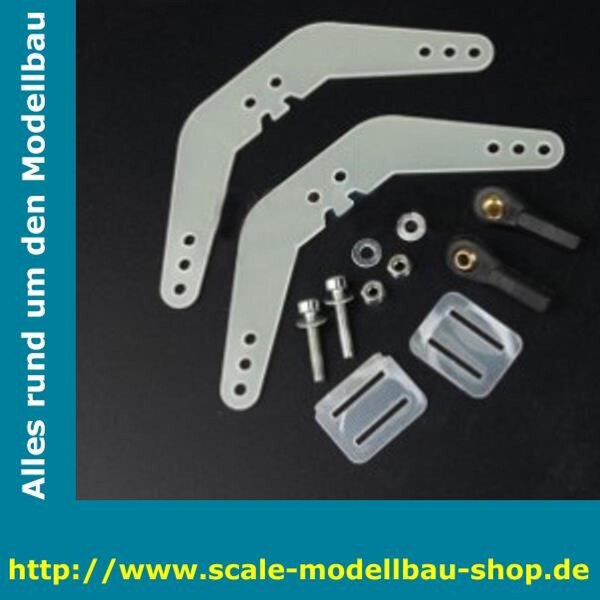 ScaleMod Ruderhorn zum einleimen Fiberglass D3 x 1,5 x 17,5 x 15 x L90 mm  (  )