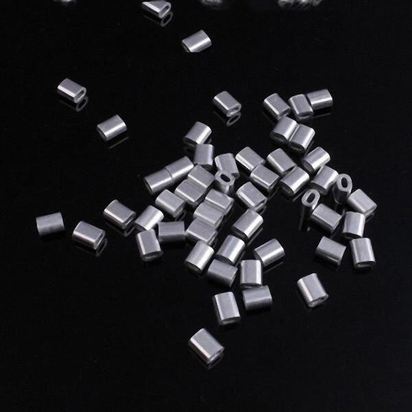 ScaleMod Alu Clip für Stahlseile und Bowdenzug 0,8-1,0 mm / 50 Stk  (  )