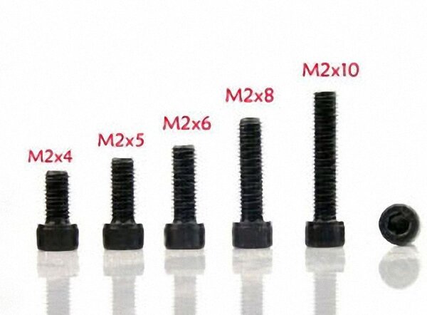 ScaleMod Zylinderschrauben 12,9 Inbus DIN912-1983 M2x4 100Stk  (  )