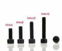 ScaleMod Zylinderschrauben 12,9 Inbus DIN912-1983 M4x6...
