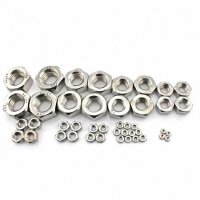 ScaleMod 6Kant Muttern Edelstahl M1,6 ca. 100 Stk DIN 934  (  )