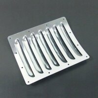 ScaleMod Kühler- / Lüftungshaube 120 x 100 x 0,5 mm Silber  (  )