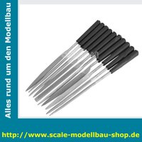 ScaleMod Nadelfeilen Set 10 teilig 140 mm Restposten  (  )