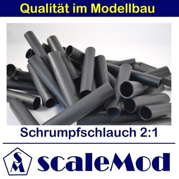 scaleMod Schrumpfschlauch 2:1 4,0 mm schwarz 5 m  ( SC.020.056 )