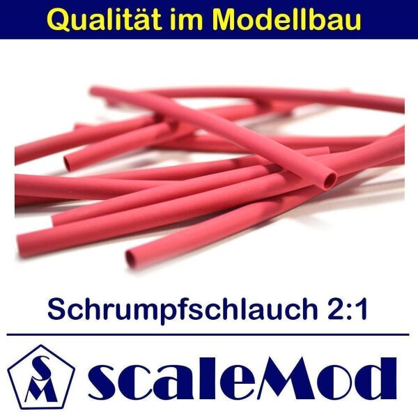 scaleMod Schrumpfschlauch 2:1 10,0 mm rot 5 m  ( SC.020.064 )