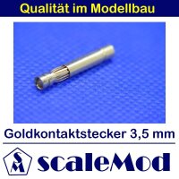 scaleMod Goldkontaktstecker 3,5 mm Stecker/Buchse (5 Paar)  ( SC.10.0002 )