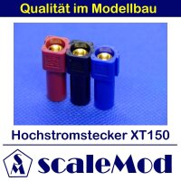 scaleMod Hochstromstecker XT150 (3Stk je 1x blau,...
