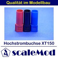 scaleMod Hochstrombuchse XT150 (3Stk je 1x blau, schwarz, rot)  ( SC.10.0035 )