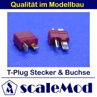 scaleMod T-Plug Stecker/Buchse (5 Paar)  ( SC.10.0040 )
