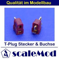 scaleMod T-Plug Stecker/Buchse (5 Paar)  ( SC.10.0040 )