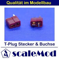 scaleMod T-Plug Stecker/Buchse (5 Paar)  ( SC.10.0040 )