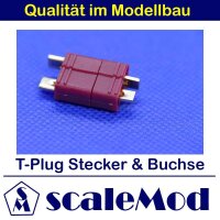 scaleMod T-Plug Stecker/Buchse (5 Paar)  ( SC.10.0040 )