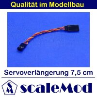 scaleMod Servoverlängerung 26AWG Twisted 7,5cm (5...