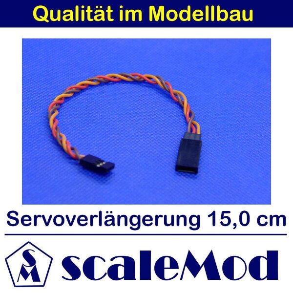 scaleMod Servoverlängerung 26AWG Twisted 15cm (5 Stk)  ( SC.11.0011 )