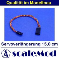 scaleMod Servoverlängerung 26AWG Twisted 15cm (5...