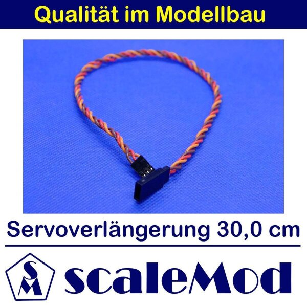 scaleMod Servoverlängerung 26AWG Twisted 30cm (5 Stk)  ( SC.11.0012 )
