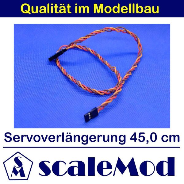 scaleMod Servoverlängerung 26AWG Twisted 45cm (5 Stk)  ( SC.11.0013 )