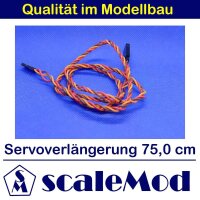 scaleMod Servoverlängerung 26AWG Twisted 75cm (5...