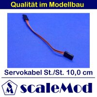 scaleMod Servokabel JR Stecker/Stecker 26AWG 10cm (5 Stk)...