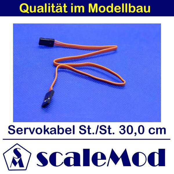 scaleMod Servokabel JR Stecker/Stecker 26AWG 30cm (5 Stk)  ( SC.11.0022 )