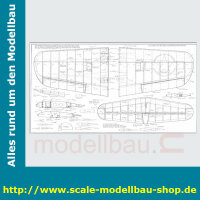 Bauplan Chance Vought F4U Corsair Klappfl&uuml;gel Spannweite 2362 mm
