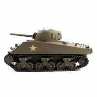 Vollmetall Panzer 1:16 Sherman M4-A3 2,4GHz IR True Sound lackiert army gr&uuml;n)