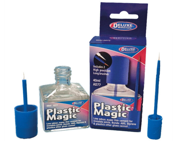 Krick Plastic Magic Klebstoff mit Pinsel 40 ml DELUXE