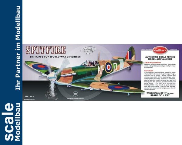 Krick Supermarine Spitfire Lasercut Balsabausatz