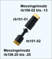 Krick Kupplungs-Messingeinsatz 1/4 Zoll BSF