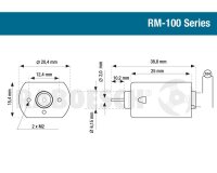 Krick Elektromotor Blue RM-130 12V