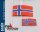 Krick Flagge Norwegen 2 St&uuml;ck