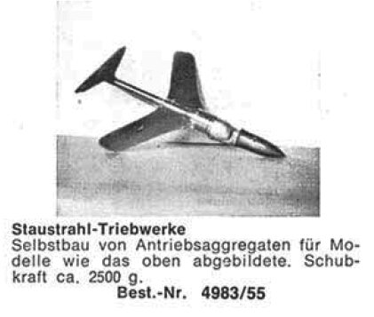 Aeronaut Bauplan Staustrahl-Triebw.